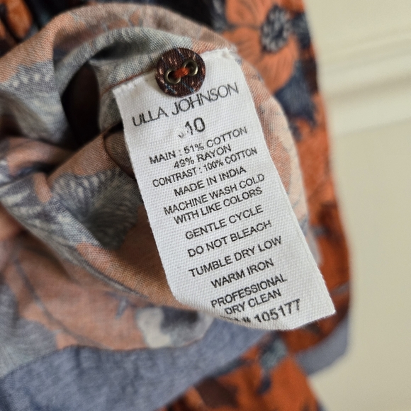 NWT Ulla Johnson Brynn Dress In Carmine Size 10 - Picture 10 of 10